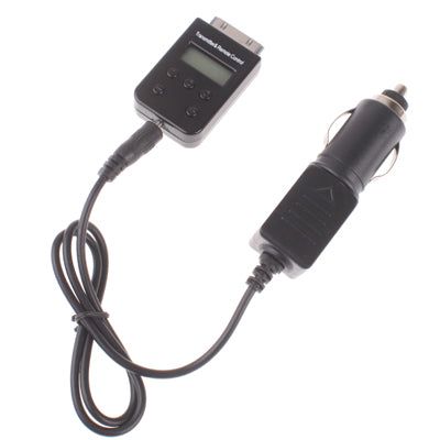 Wireless FM Transmitter + Car Adapter Charger for iPhone 4 & 4S / iPod nano G4 / iPod touch G2(Black)