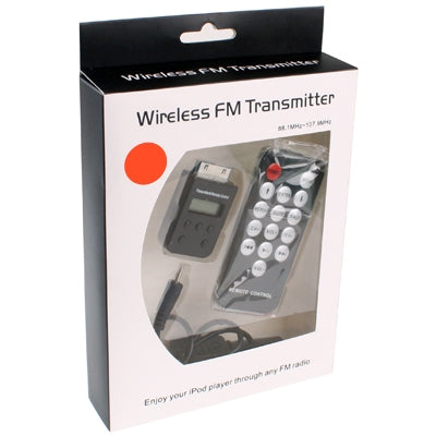 Wireless FM Transmitter + Car Adapter Charger for iPhone 4 & 4S / iPod nano G4 / iPod touch G2(Black)