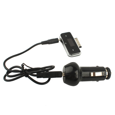 FM Transmitter, Size: 50 x 21 x 10mm, For iPhone 4 & 4S / 3GS / 3G / iPod(Black)