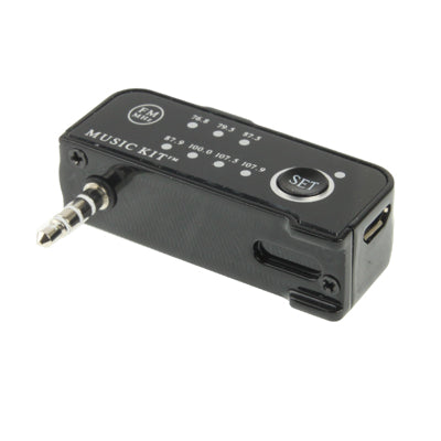 Hands-Free FM Transmitter & Car Charger for iPhone 4 & 4S(Black)
