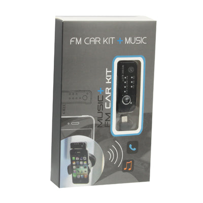 Hands-Free FM Transmitter & Car Charger for iPhone 4 & 4S(Black)