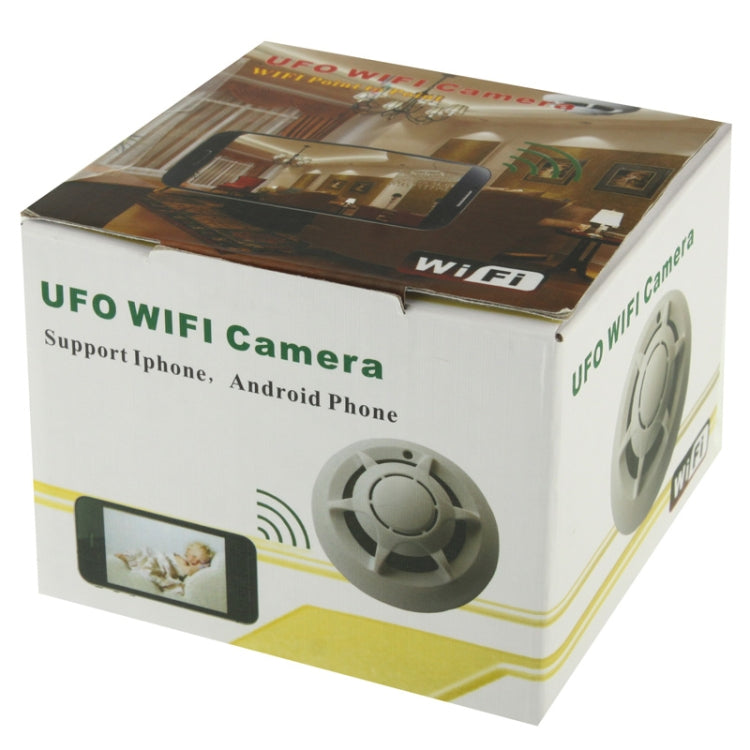 UFO WIFI Camera / Security Camcorder DVR, For iPhone 5 / iPhone 4 & 4S / iPad mini / mini 2 Retina / New iPad / iOS / Android OS Devices(White)