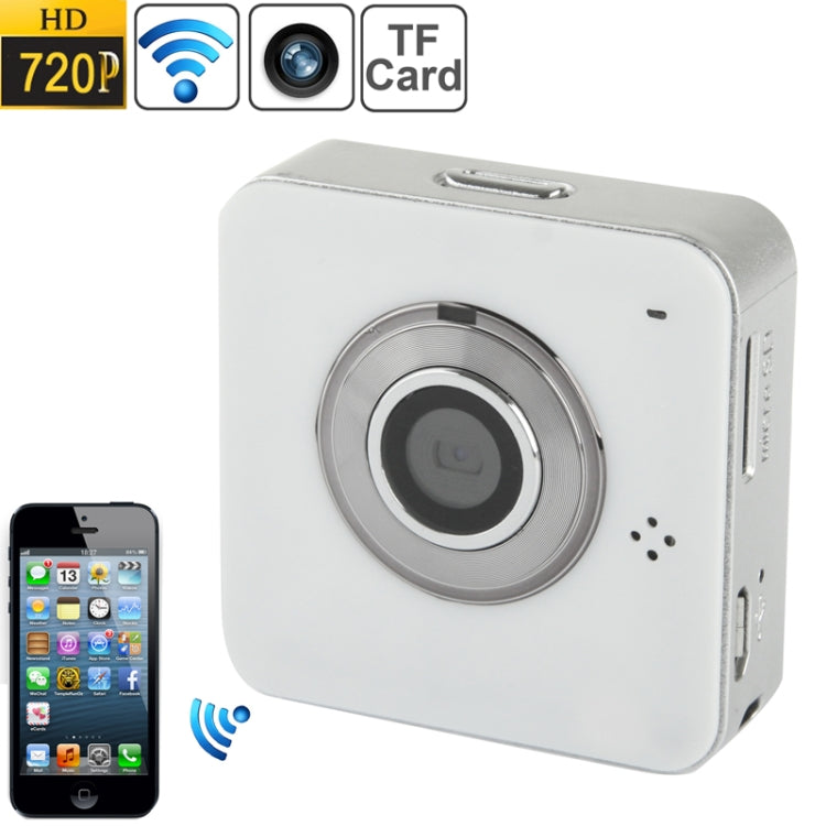 HD 720P WIFI Camera, Support TF Card, For iPhone 5 / iPhone 4 & 4S / iPad mini / mini 2 Retina / New iPad / iOS 4.0 or later / Android 2.2 or later Devices