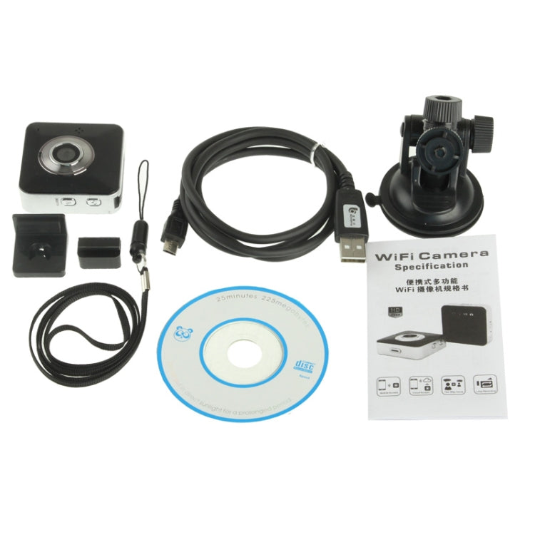 HD 720P WIFI Camera, Support TF Card, For iPhone 5 / iPhone 4 & 4S / iPad mini / mini 2 Retina / New iPad / iOS 4.0 or later / Android 2.2 or later Devices