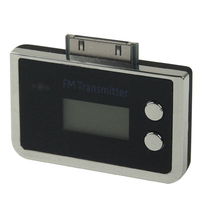 Mini FM Transmitter with Car Charger for iPhone 4 & 4S / 3GS / 3G / iPod, Transmission Distance: 5m(Black)