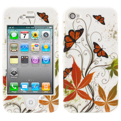 Cartoon Painting Style Plastic Case for iPhone 4 & 4S