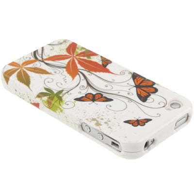 Cartoon Painting Style Plastic Case for iPhone 4 & 4S