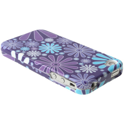 Cartoon Flower Style Plastic Case for iPhone 4 & 4S