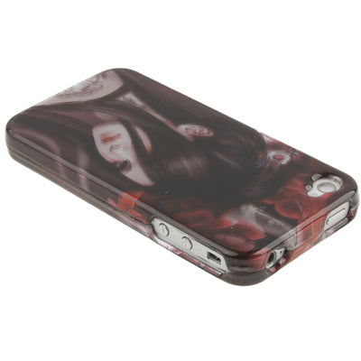 Cartoon Girl Style Plastic Case for iPhone 4 & 4S