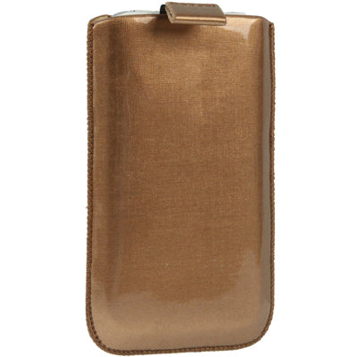 Flower Style Leather Case with Pull Tab for iPhone 4 & 4S