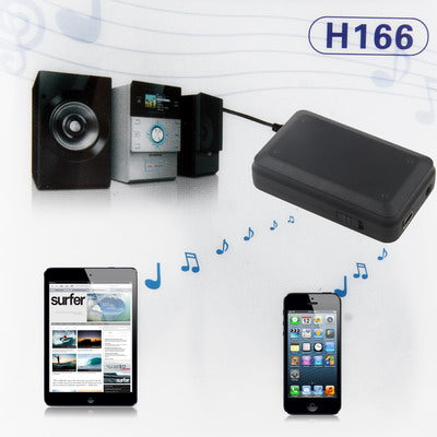 Bluetooth Music Receiver, Transmission Distance about 10m, For iPhone 5 & 5S & 5C / iPhone 4 & 4S / iPad mini / mini 2 Retina / New iPad (iPad 3) / Samsung / HTC and all Bluetooth Enabled Devices(Black)