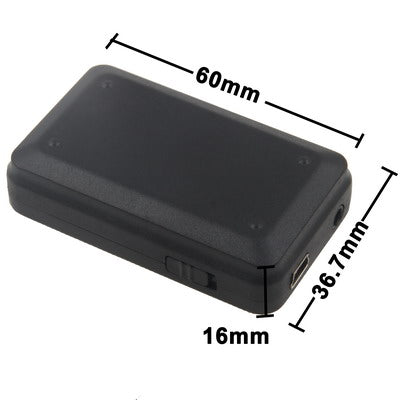Bluetooth Music Receiver, Transmission Distance about 10m, For iPhone 5 & 5S & 5C / iPhone 4 & 4S / iPad mini / mini 2 Retina / New iPad (iPad 3) / Samsung / HTC and all Bluetooth Enabled Devices(Black)