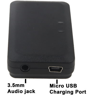 Bluetooth Music Receiver, Transmission Distance about 10m, For iPhone 5 & 5S & 5C / iPhone 4 & 4S / iPad mini / mini 2 Retina / New iPad (iPad 3) / Samsung / HTC and all Bluetooth Enabled Devices(Black)