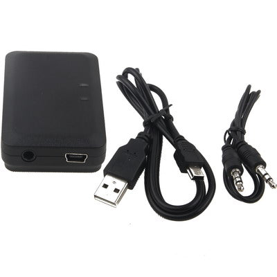 Bluetooth Music Receiver, Transmission Distance about 10m, For iPhone 5 & 5S & 5C / iPhone 4 & 4S / iPad mini / mini 2 Retina / New iPad (iPad 3) / Samsung / HTC and all Bluetooth Enabled Devices(Black)