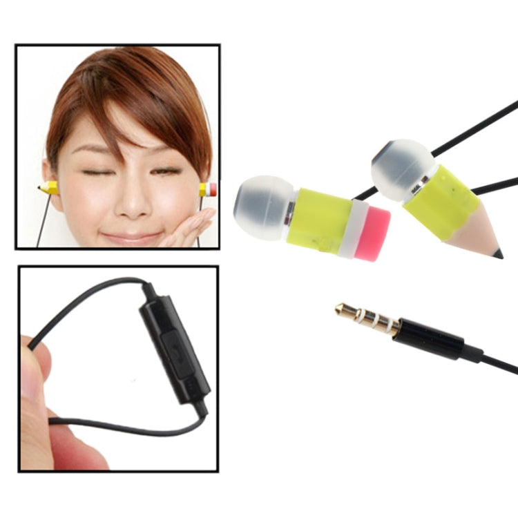 Magic Pencil Stereo In-ear Headphone with Microphone and Control Talk, Suitable for iPhone 5 & 5S & 5C , iPhone 4 & 4S , iPhone 3G & 3GS , iPad , iPod , Mac etc (Green)