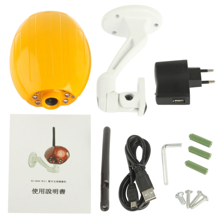 KS-6680 WIFI Digital Wireless Camera, 24 Hours Real-time Monitor, For iPhone 5 / iPhone 4 & 4S / iOS Smartphone / Android Smartphone / iPad / Tablet PC