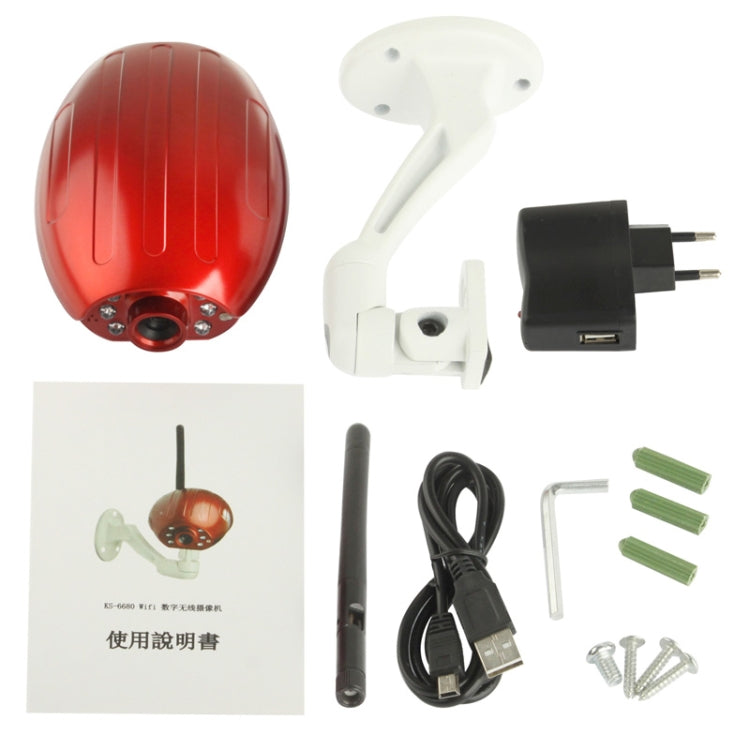 KS-6680 WIFI Digital Wireless Camera, 24 Hours Real-time Monitor, For iPhone 5 / iPhone 4 & 4S / iOS Smartphone / Android Smartphone / iPad / Tablet PC