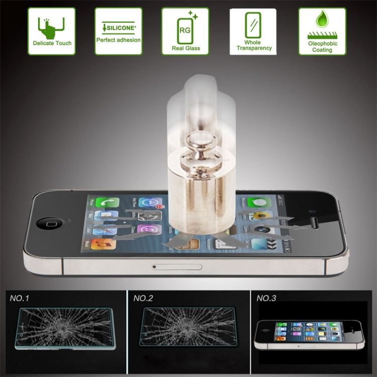 0.15mm Ultra-thin Explosion-proof Tempered Glass Screen Guard for iPhone 4 & 4S