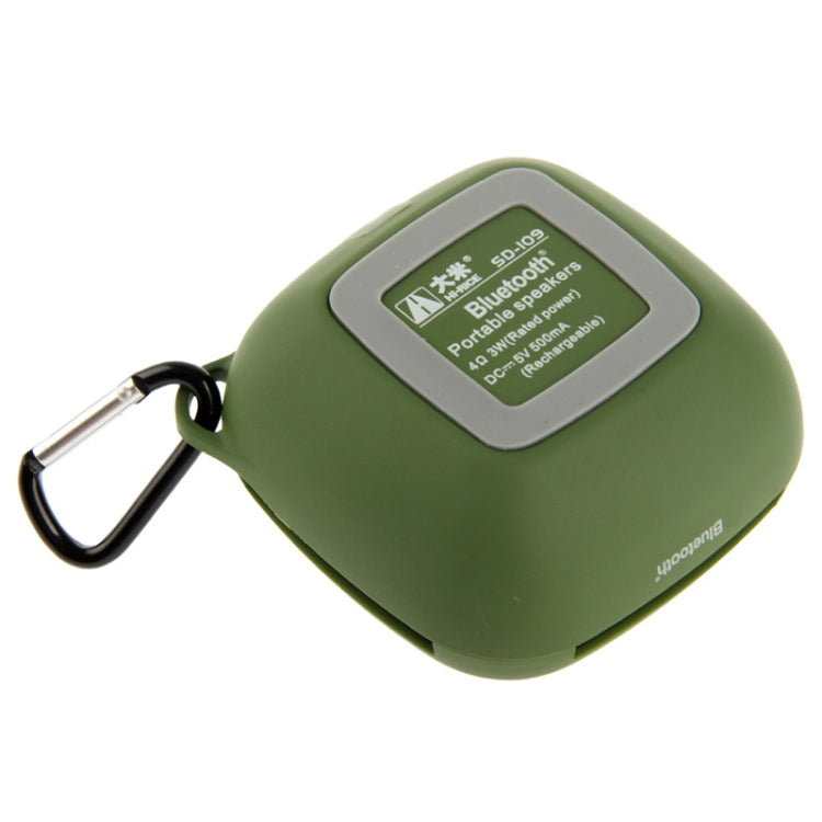 Portable Sport Bluetooth Speaker with Hook for iPhone 5 & 5C & 5S / iPhone 4 & 4S / Other Bluetooth Audio Device, Support Hands-free / TF Card (SD-109)