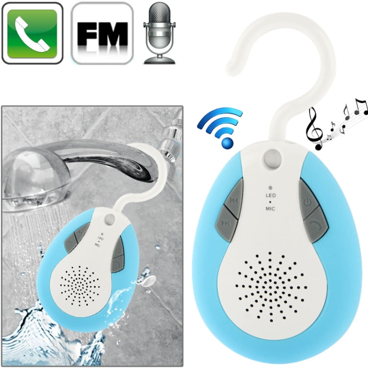 BTS-19 Hybrid Waterproof Bluetooth 3.0 Shower Speaker with Hook, Support FM Radio / Hands-free Function, For iPhone, Galaxy, Sony, Lenovo, HTC, Huawei, Google, LG, Xiaomi, other Smartphones / All Bluetooth Audio Devices