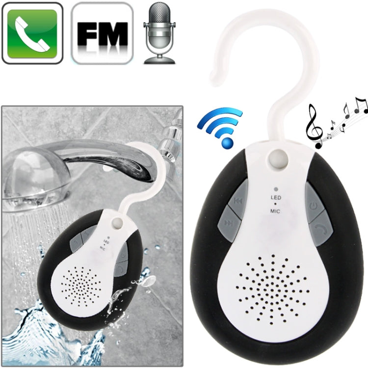 BTS-19 Hybrid Waterproof Bluetooth 3.0 Shower Speaker with Hook, Support FM Radio / Hands-free Function, For iPhone, Galaxy, Sony, Lenovo, HTC, Huawei, Google, LG, Xiaomi, other Smartphones / All Bluetooth Audio Devices