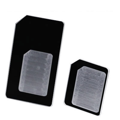 2 in 1 Volcoo Nano SIM Card to Micro SIM Card Adapter +  Nano SIM Card to Standard Sim Card Adapter