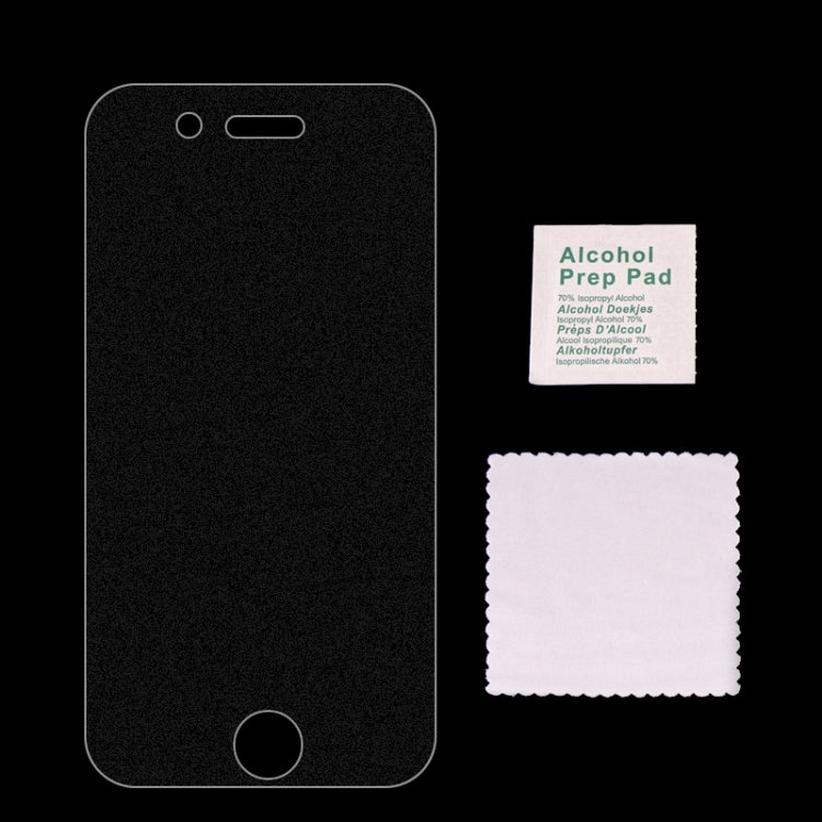 Silver Diamond 0.26mm 9H+ Surface Hardness 2.5D Explosion-proof Tempered Glass Film for iPhone 4