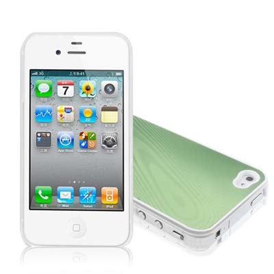 Aluminum Cover Crystal Case for iPhone 4 & 4S