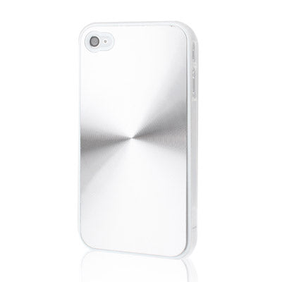 Aluminum Cover Crystal Case for iPhone 4 & 4S