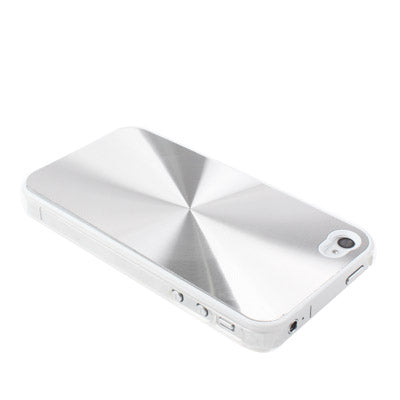 Aluminum Cover Crystal Case for iPhone 4 & 4S