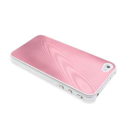 Aluminum Cover Crystal Case for iPhone 4 & 4S
