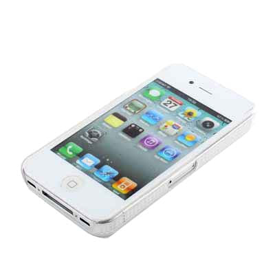 Aluminum Cover Crystal Case for iPhone 4 & 4S