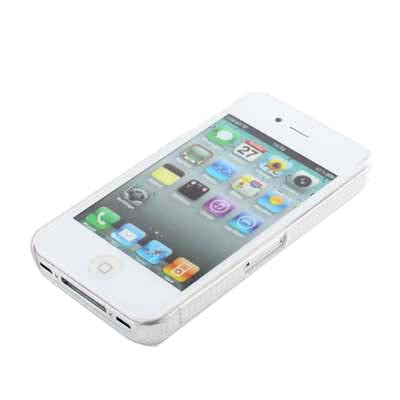 Aluminum Cover Crystal Case for iPhone 4 & 4S