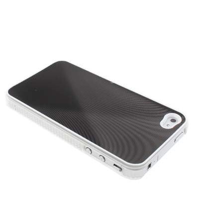 Aluminum Cover Crystal Case for iPhone 4 & 4S
