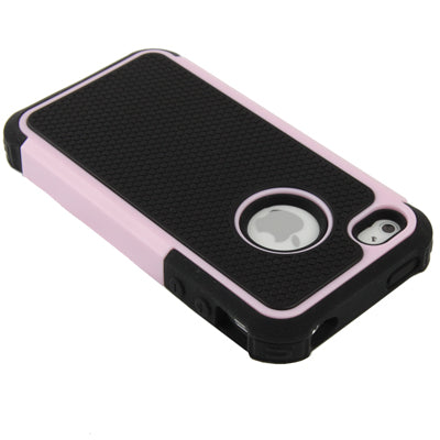 Shock Proof Dual Layer Gel Silicone Hard Plastic Case for iPhone 4 & 4S