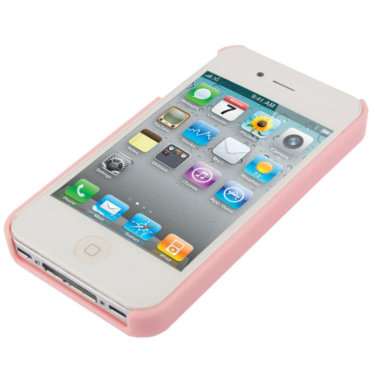 Silver Cross Rivet Plastic Protective Case for iPhone 4 & 4S