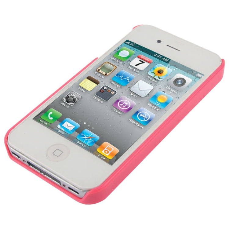 Silver Cross Rivet Plastic Protective Case for iPhone 4 & 4S