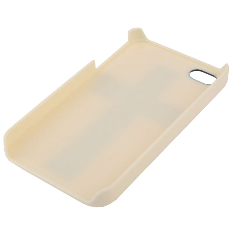 Silver Cross Rivet Plastic Protective Case for iPhone 4 & 4S