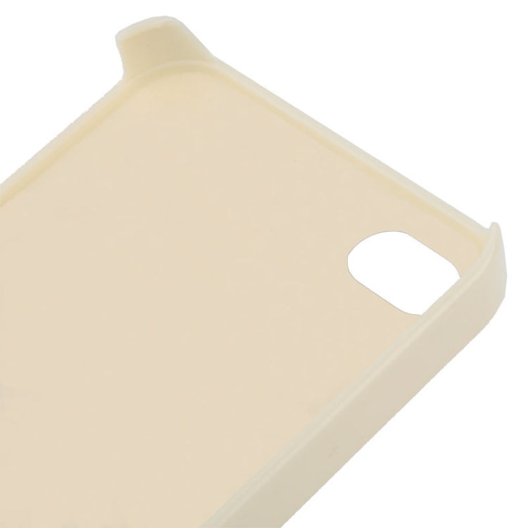 Silver Cross Rivet Plastic Protective Case for iPhone 4 & 4S
