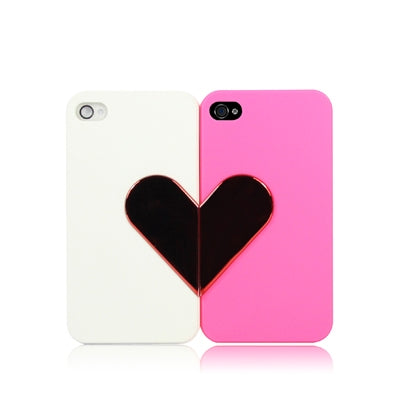 Valentines Day Gift Style Plastic Case for iPhone 4 , Pack of 2