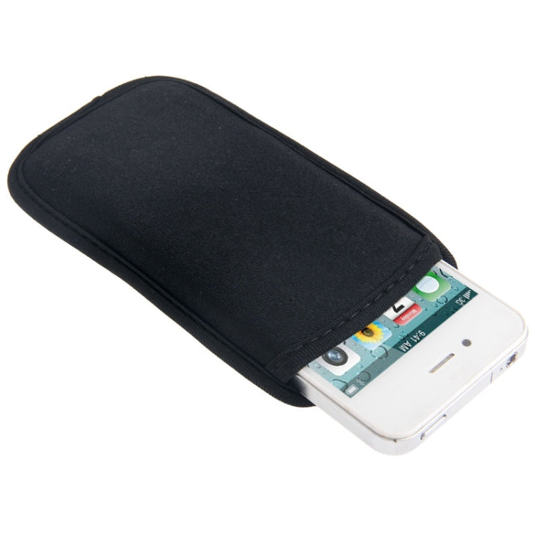 Waterproof Material Case / Carry Bag for iPhone 4 & 4S(Black)