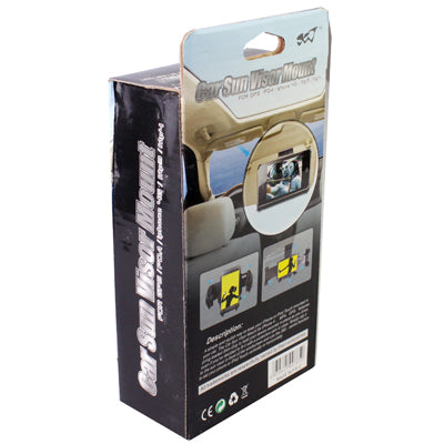 Scalable Car Sun Visor Mount for iPhone 4 & 4S / GPS / PDA / MP3 / MP4(Black)
