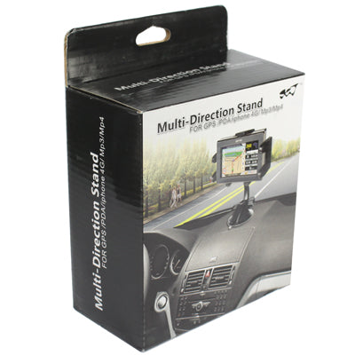 Multi-Directional Stand for iPhone 4 & 4S(Black)