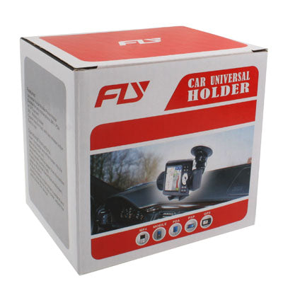 360 Degree Rotation Universal Scalable Car Holder, Width: 3.5-12cm, For iPhone, Galaxy, Sony, Lenovo, HTC, Huawei, and other Smartphones(Black)