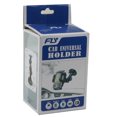 Universal Scalable Car Holder for iPhone 4 & 4S / 3GS / 3G / Mobile Phone / PDA / GPS / MP4, Support 360 Degree Rotation, Width: 3.5-10cm(Black)