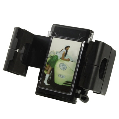Universal Bicycle Holder for iPhone 4 & 4S/ 3GS/ 3G/ Mobile Phone/ GPS/ PDA/ MP3/ MP4, Width: 45mm-90mm(Black)