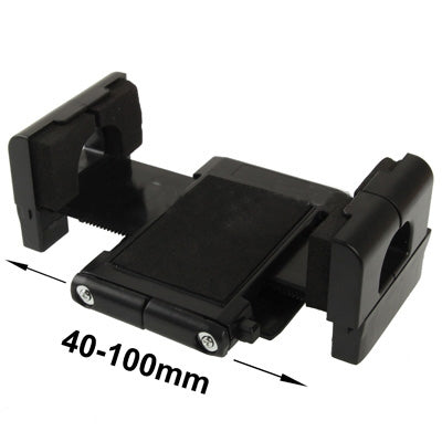 Motorcycle Universal Holder for iPhone 4 & 4S / 3GS / 3G / GPS / PDA / MP4, Width: 40-100mm(Black)