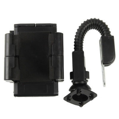 Motorcycle Universal Holder for iPhone 4 & 4S / 3GS / 3G / GPS / PDA / MP4, Width: 40-100mm(Black)