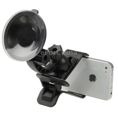 Car Universal Holder for iPhone 4 & 4S / Other Mobile Phones / PSP / PAD / MP4, Support 360 Degree Rotation