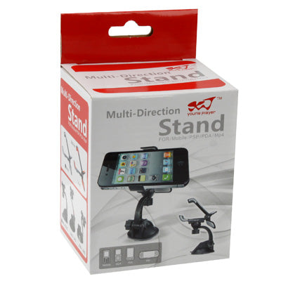 Car Universal Holder for iPhone 4 & 4S / Other Mobile Phones / PSP / PAD / MP4, Support 360 Degree Rotation